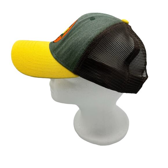 DISNEY Wilderness Explorer Up Mesh SnapBack Hat One Sz Adult Green Yellow Brown - Picture 2 of 7